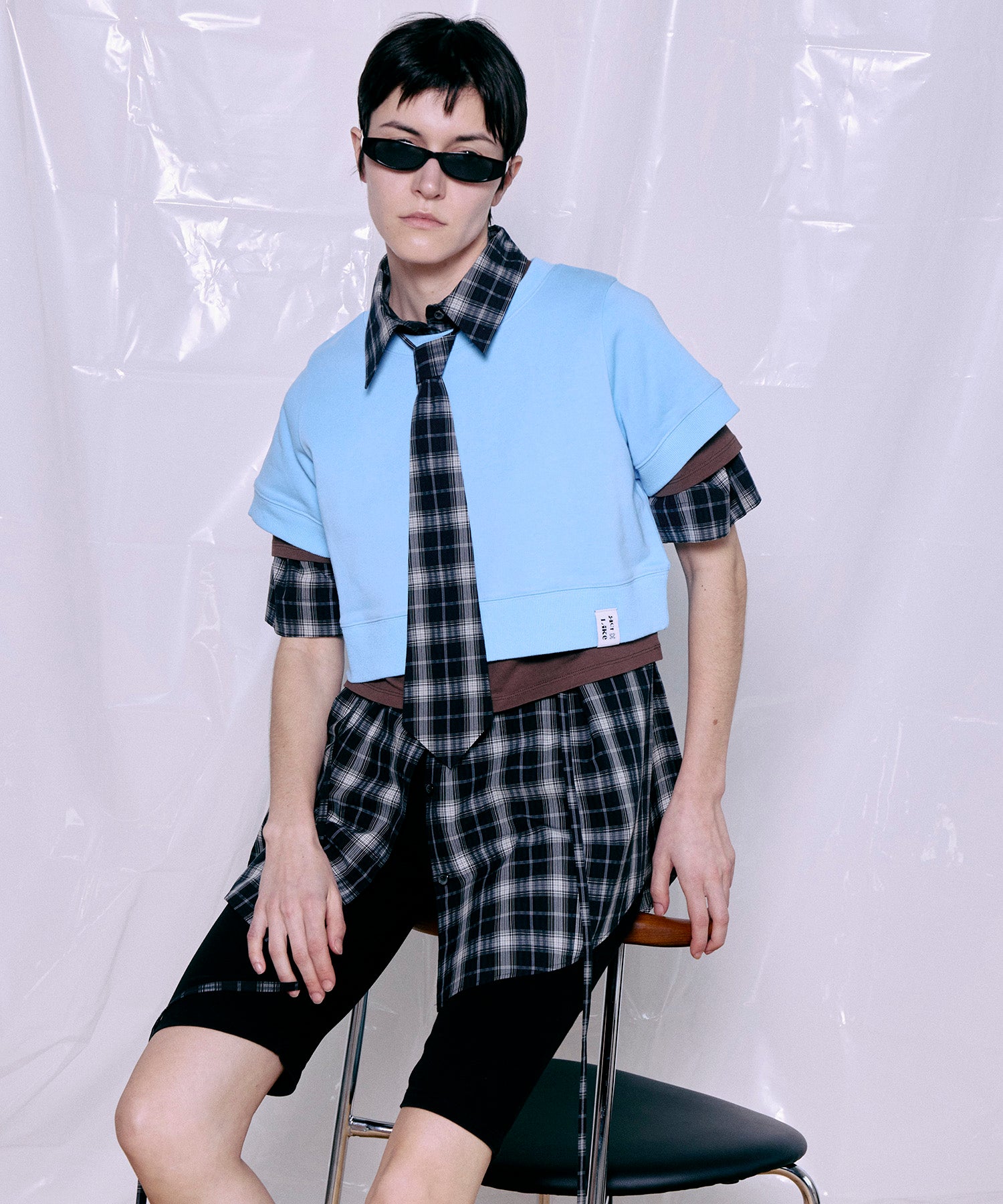 French Terry Layered Set T-Shirt