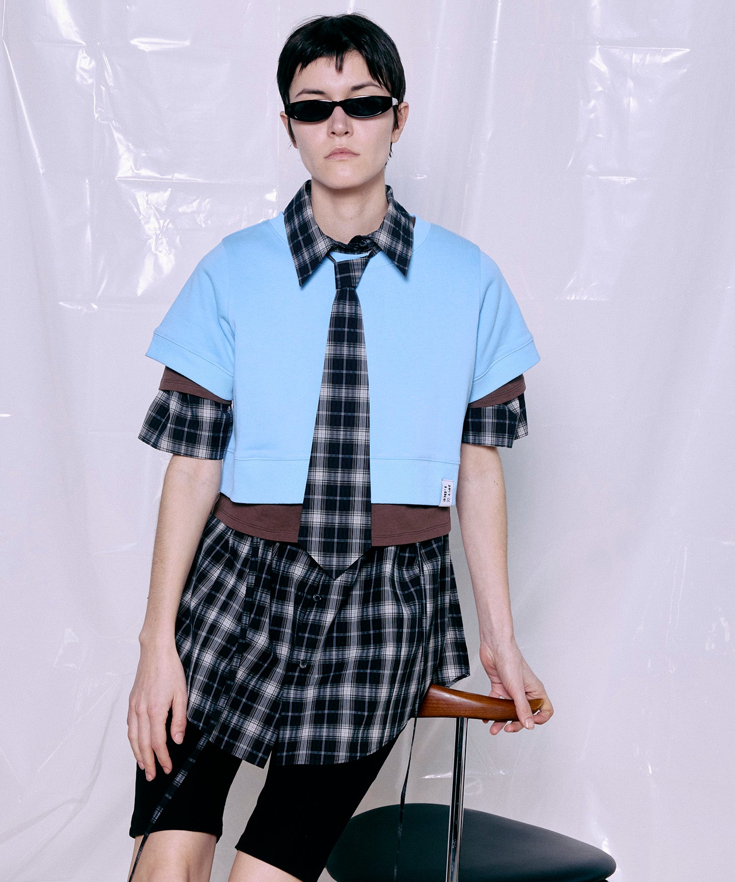 French Terry Layered Set T-Shirt