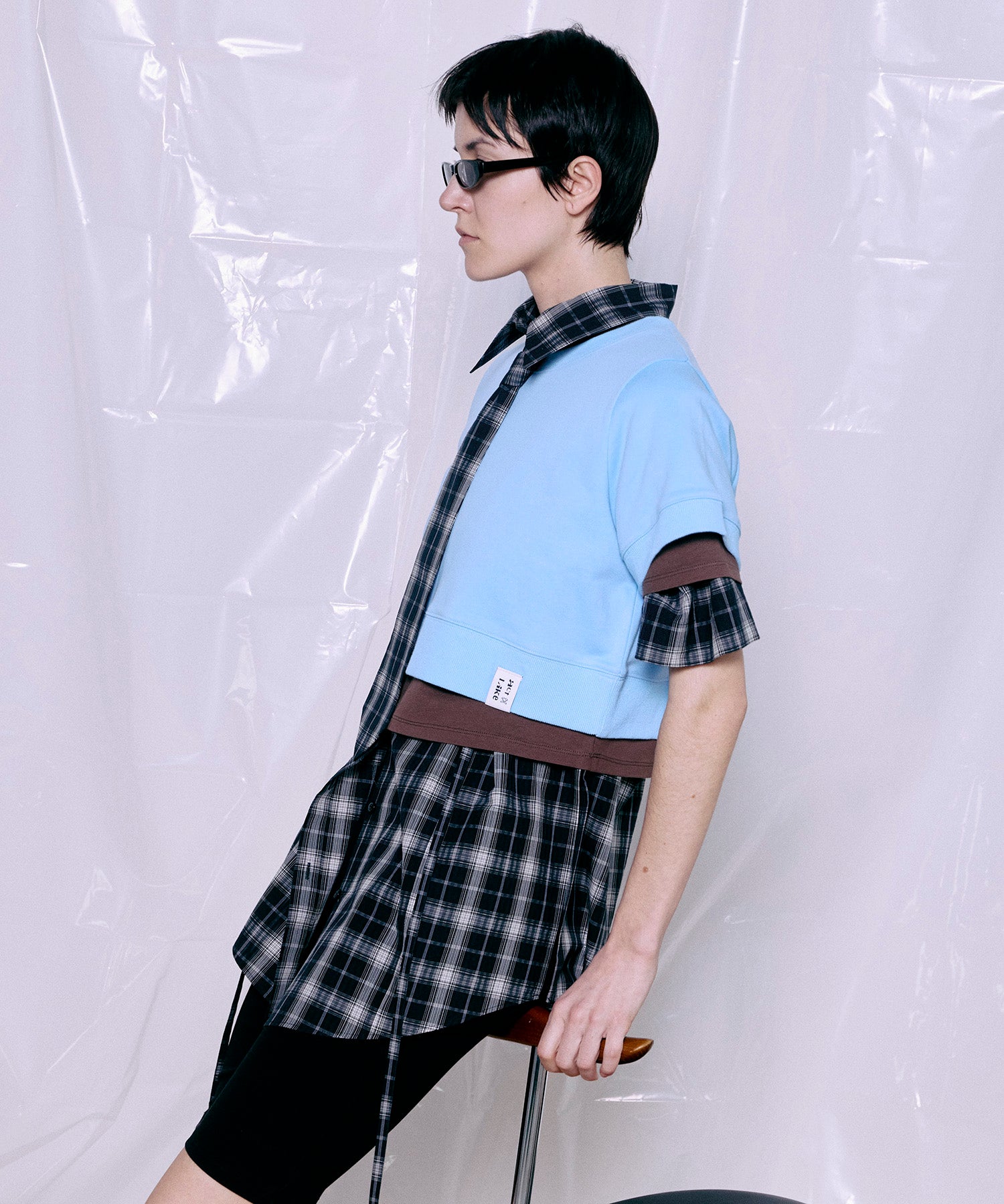 French Terry Layered Set T-Shirt