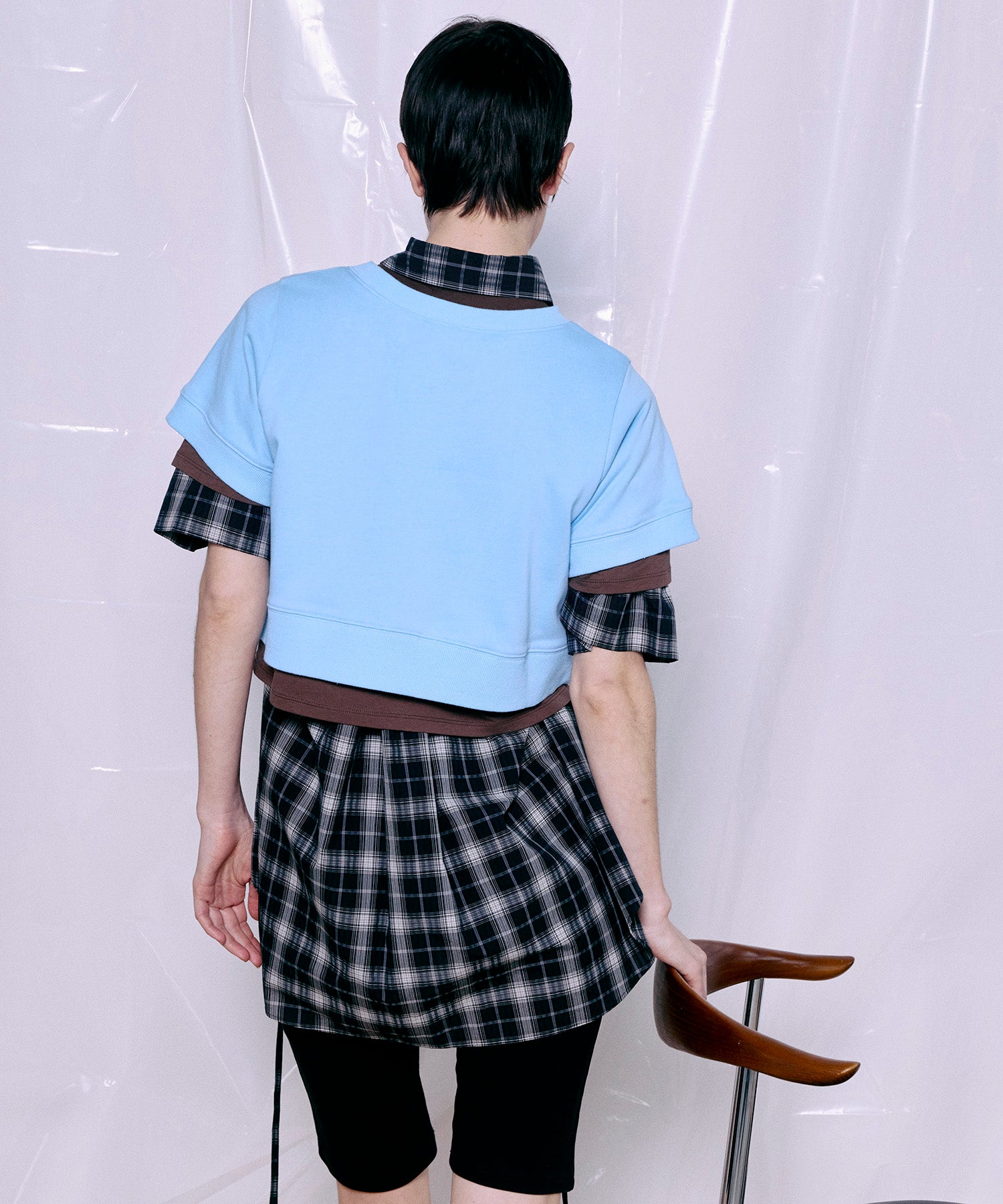 French Terry Layered Set T-Shirt