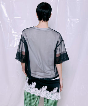 【PRE-ORDER】Sheer Layered T-Shirt
