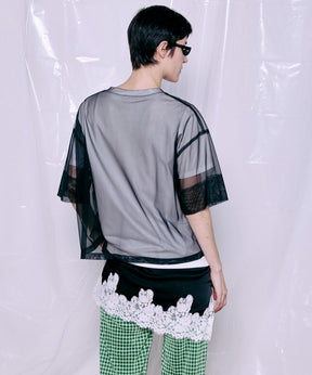 【PRE-ORDER】Sheer Layered T-Shirt