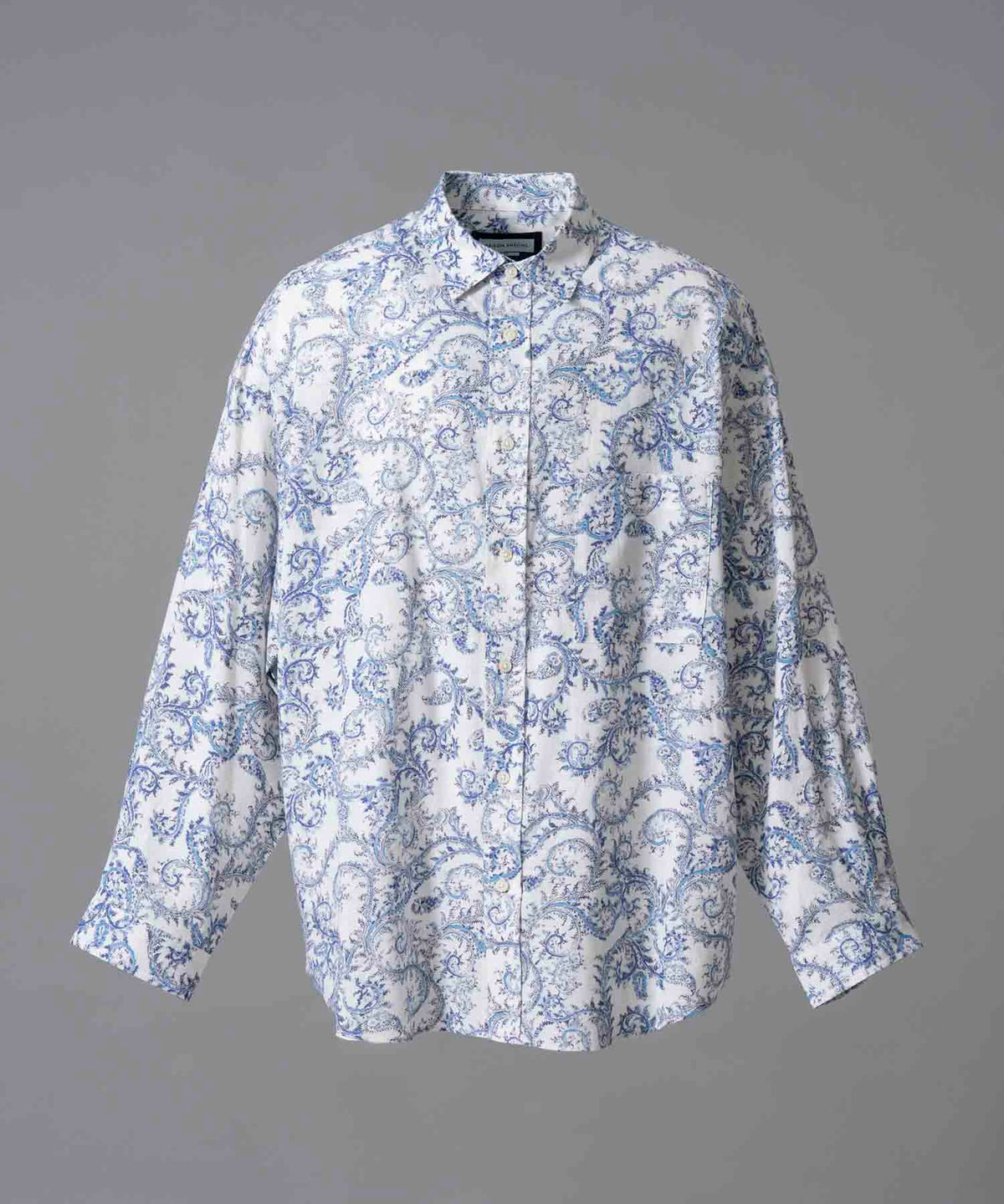 【12/14（土）12:00販売開始】【Italian Dead Stock Fabric】Prime-Over Regular Collar Shirt