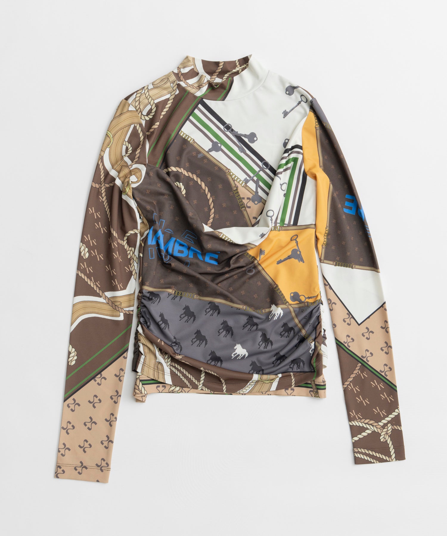 【26AUTUMN PRE-ORDER】CHAMBRE Scarf Top