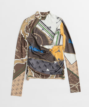 【26AUTUMN PRE-ORDER】CHAMBRE Scarf Top