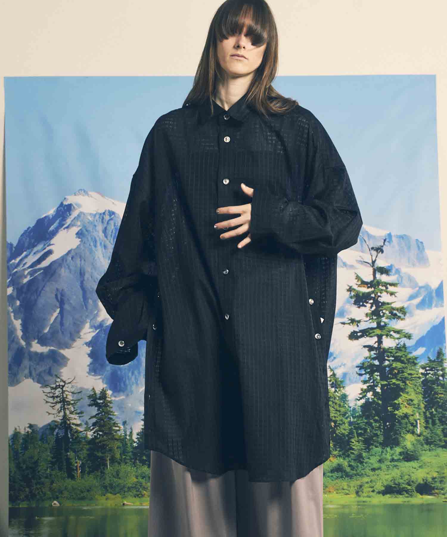 【1/17（金）12:00販売開始】【LIMITED EDITION】Prime-Over Maxi Shirt Coat