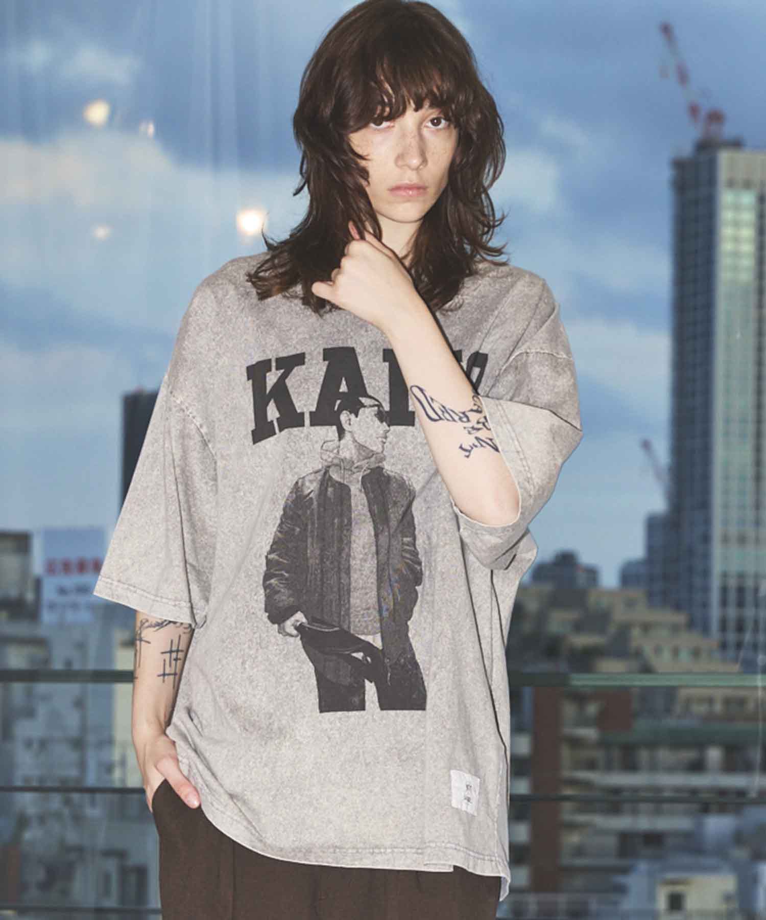 MA_Label】「外道の歌」Prime-Over Crew Neck T-shirt