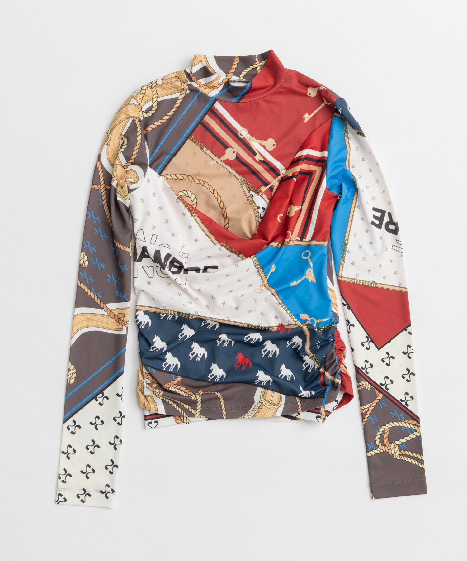 【26AUTUMN PRE-ORDER】CHAMBRE Scarf Top