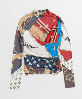 【26AUTUMN PRE-ORDER】CHAMBRE Scarf Top