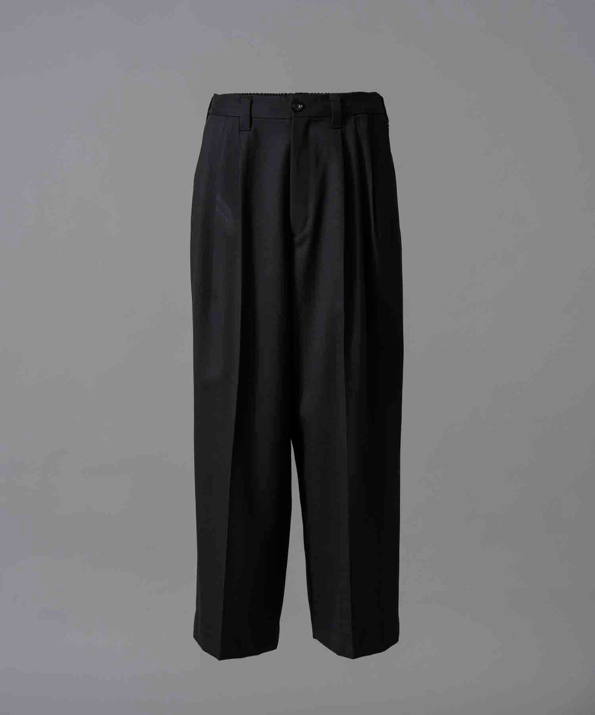 【12/14（土）12:00販売開始】【Italian Dead Stock Fabric】Three-Tuck Prime Wide Pants