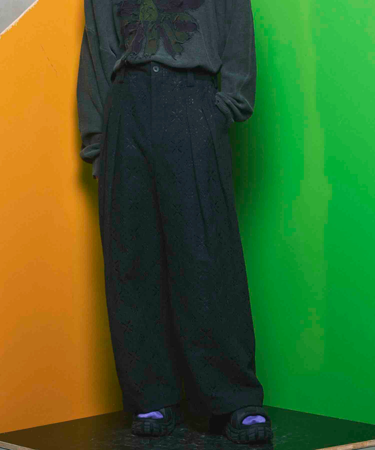 【1/17（金）12:00販売開始】【LIMITED EDITION】Prime-Wide Two-Tucks Pants