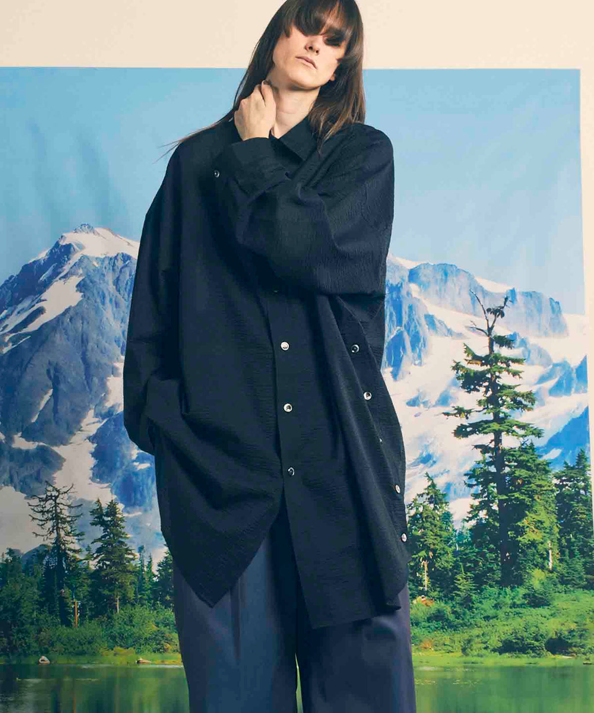 【1/17（金）12:00販売開始】【LIMITED EDITION】Prime-Over Maxi Shirt Coat