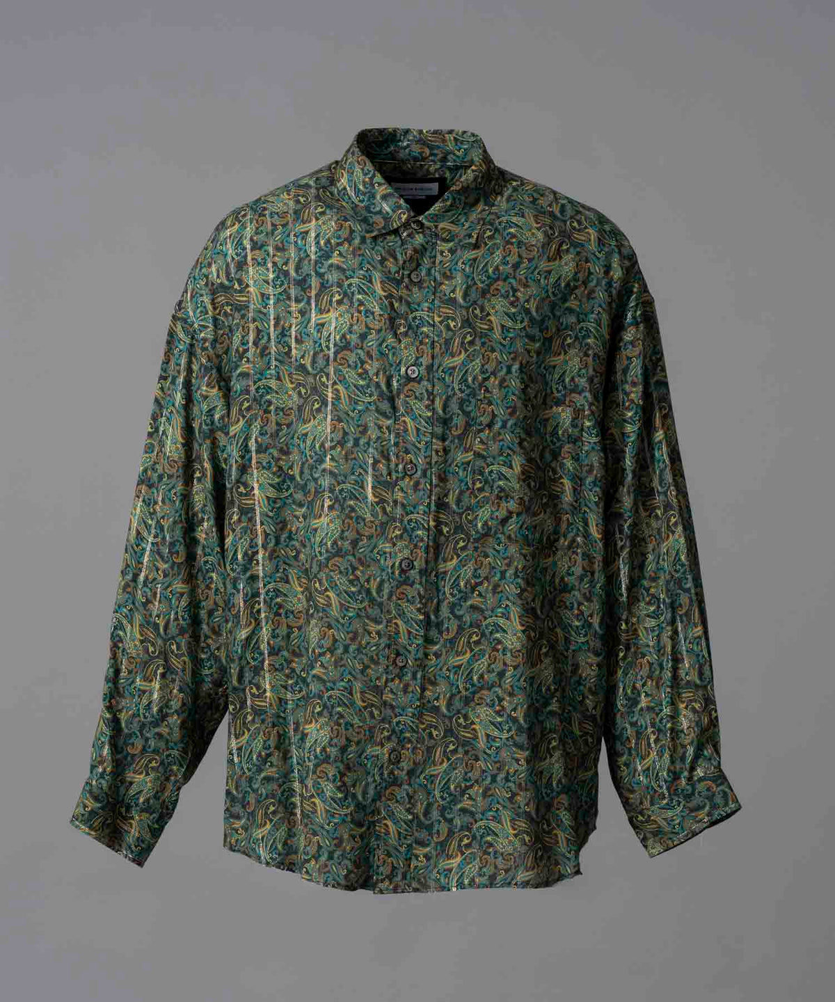 【12/14（土）12:00販売開始】【Italian Dead Stock Fabric】Prime-Over Regular Collar Shirt