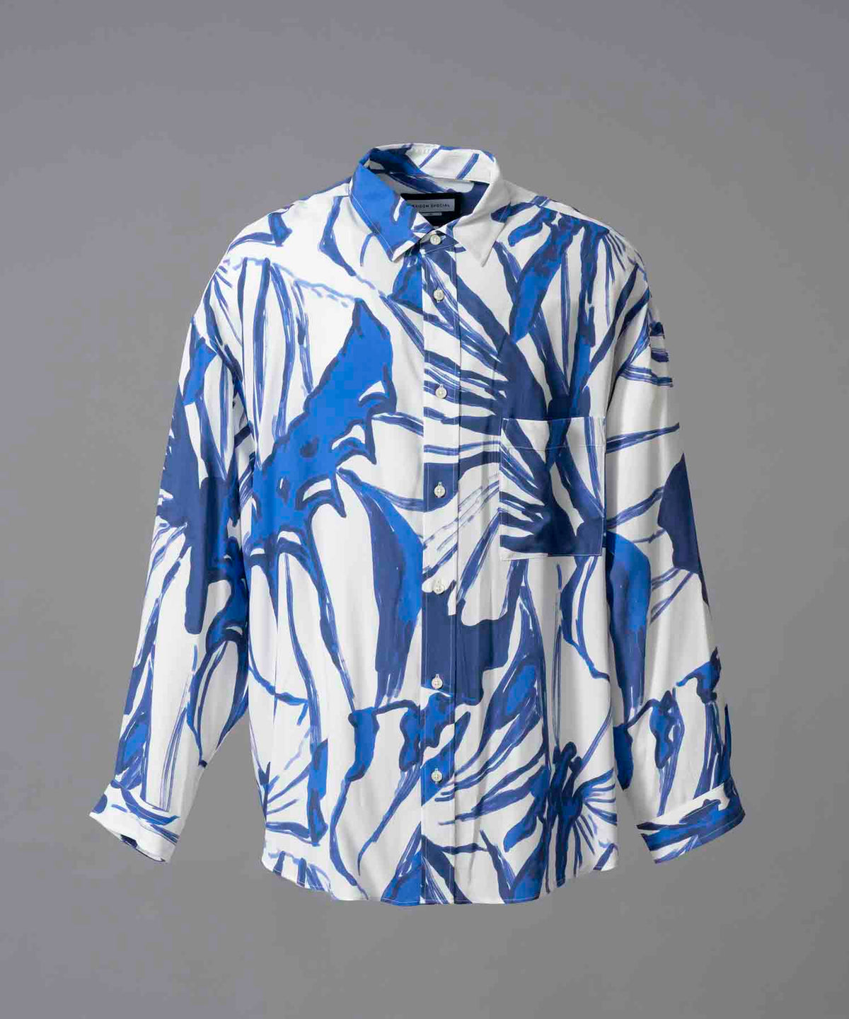 【12/14（土）12:00販売開始】【Italian Dead Stock Fabric】Prime-Over Regular Collar Shirt