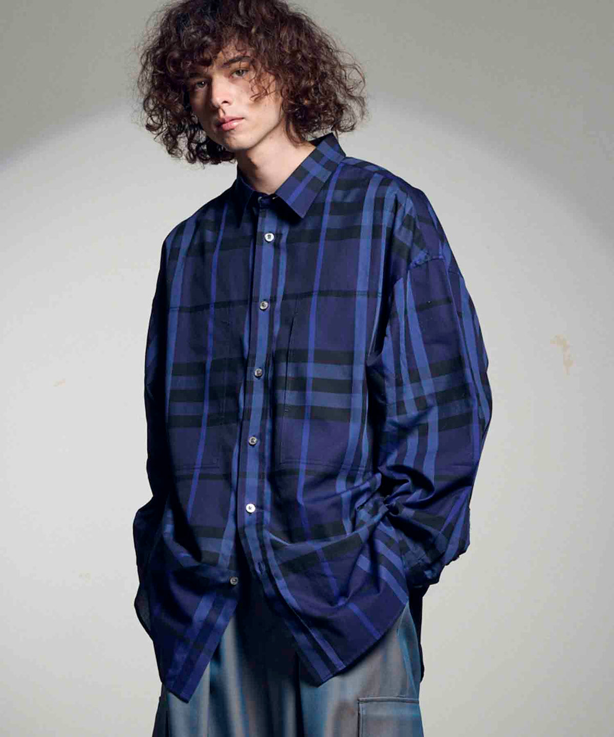 【12/14（土）12:00販売開始】【Italian Dead Stock Fabric】Prime-Over Big Pocket Shirt Coat