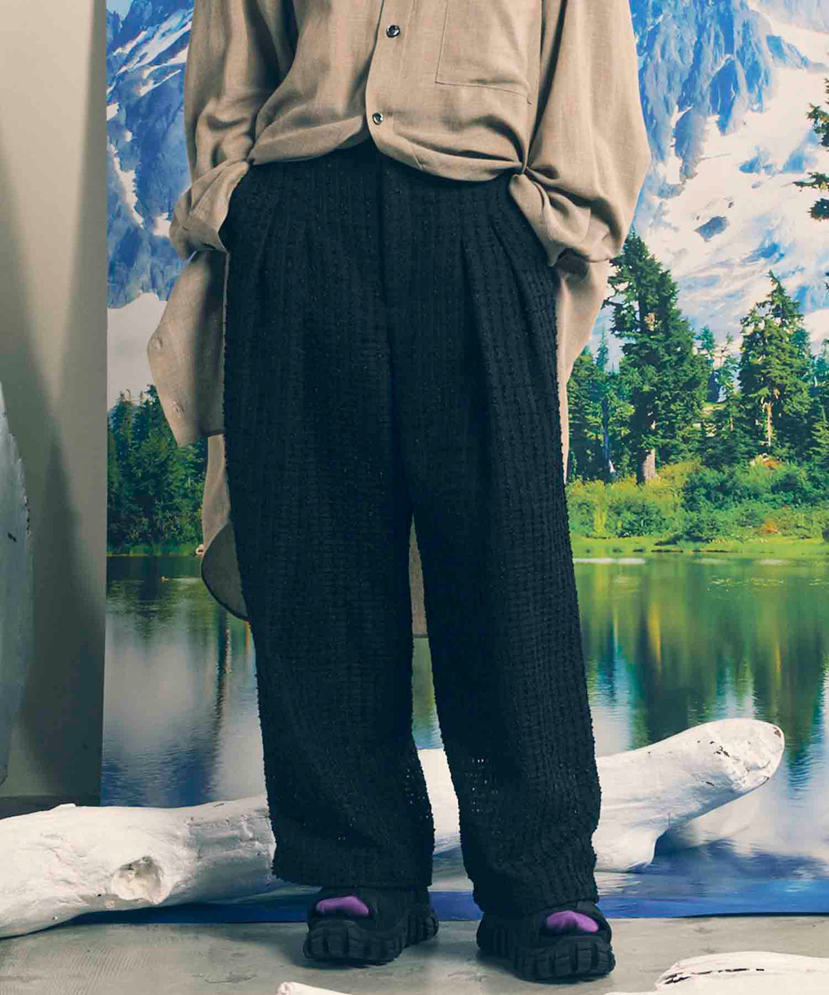 【1/17（金）12:00販売開始】【LIMITED EDITION】Prime-Wide Two-Tucks Pants