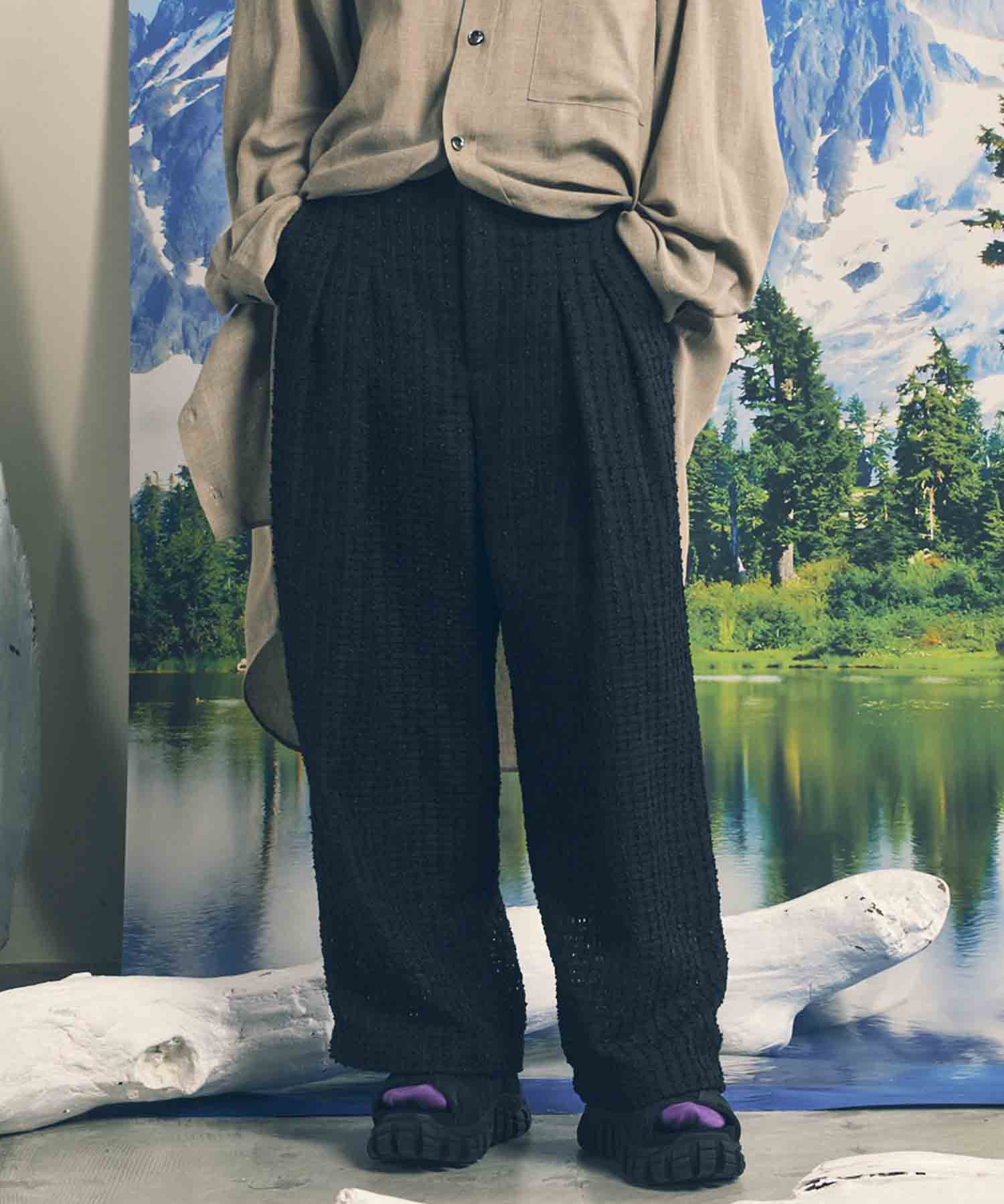 【1/17（金）12:00販売開始】【LIMITED EDITION】Prime-Wide Two-Tucks Pants