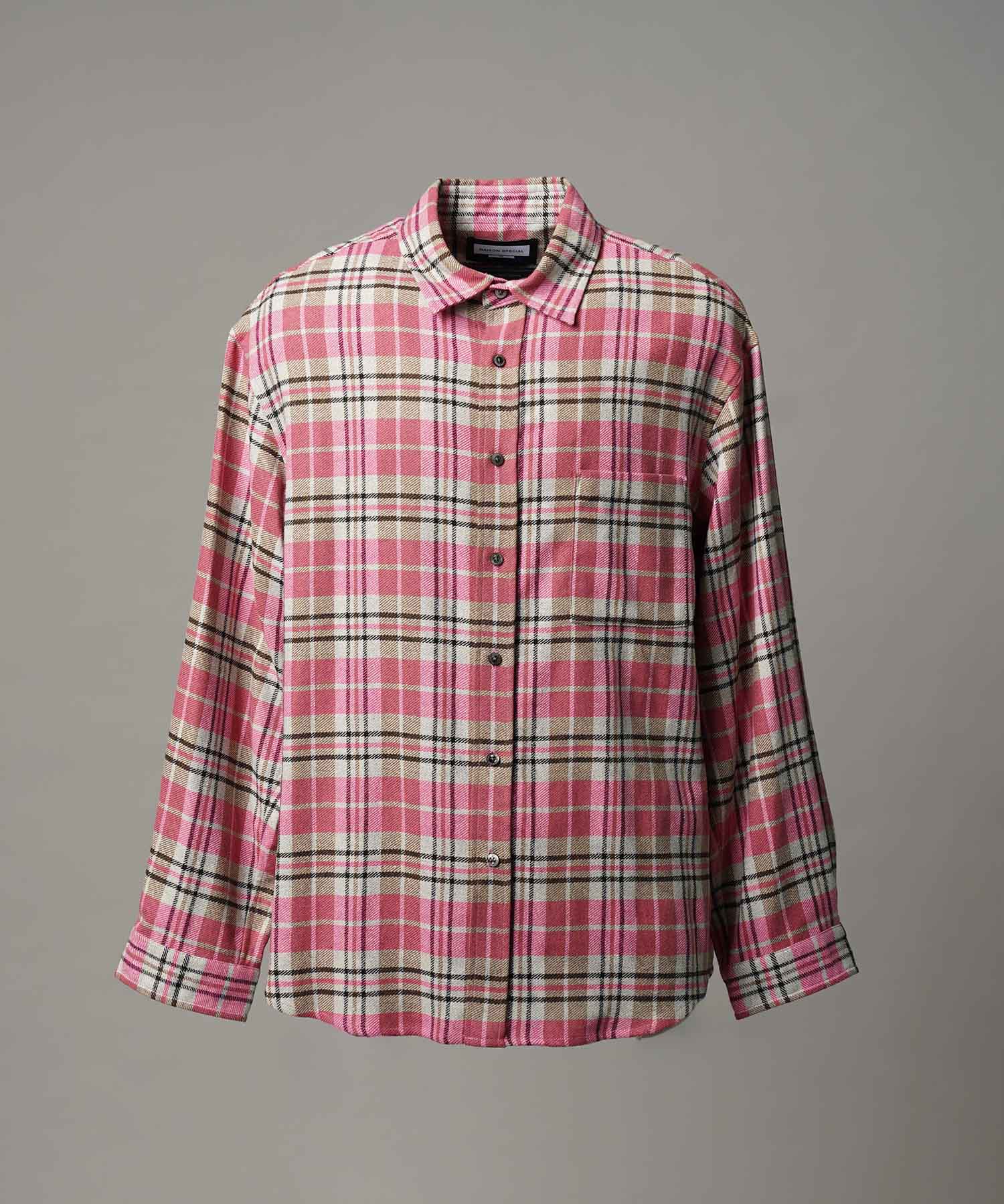 [意大利死库织物]原始的常规领绒布衬衫