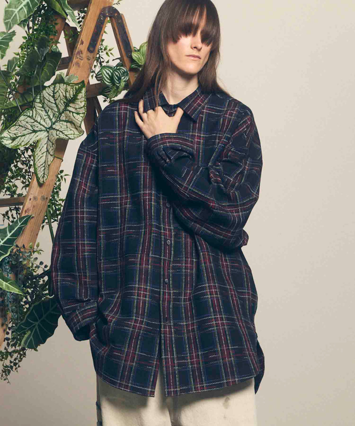 【12/14（土）12:00販売開始】【Italian Dead Stock Fabric】Prime-Over Big Pocket Shirt Coat