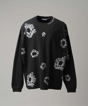 [25AW PRE-ORDER] Nuance Graphics Hand Stitching Long Sleeve TEE