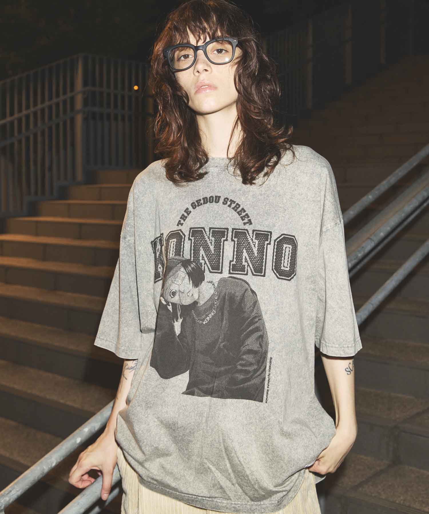 MA_Label】「外道の歌」Prime-Over Crew Neck T-shirt