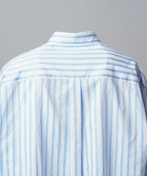 Italian Dead Stock Fabric Prime-Over Regular Collar Heavy-Weight Flannel Shirt Blouson