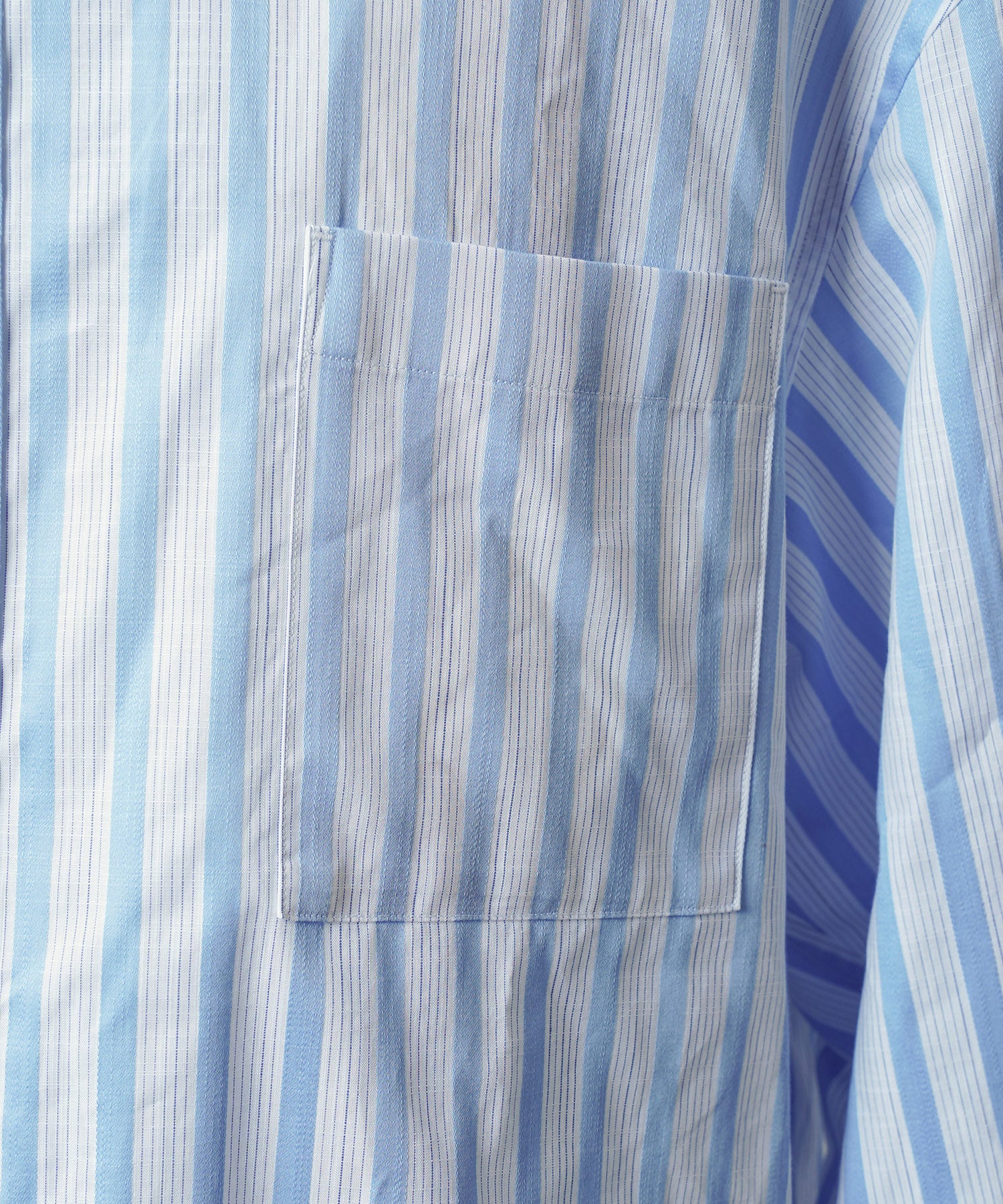 Italian Dead Stock Fabric Prime-Over Regular Collar Heavy-Weight Flannel Shirt Blouson