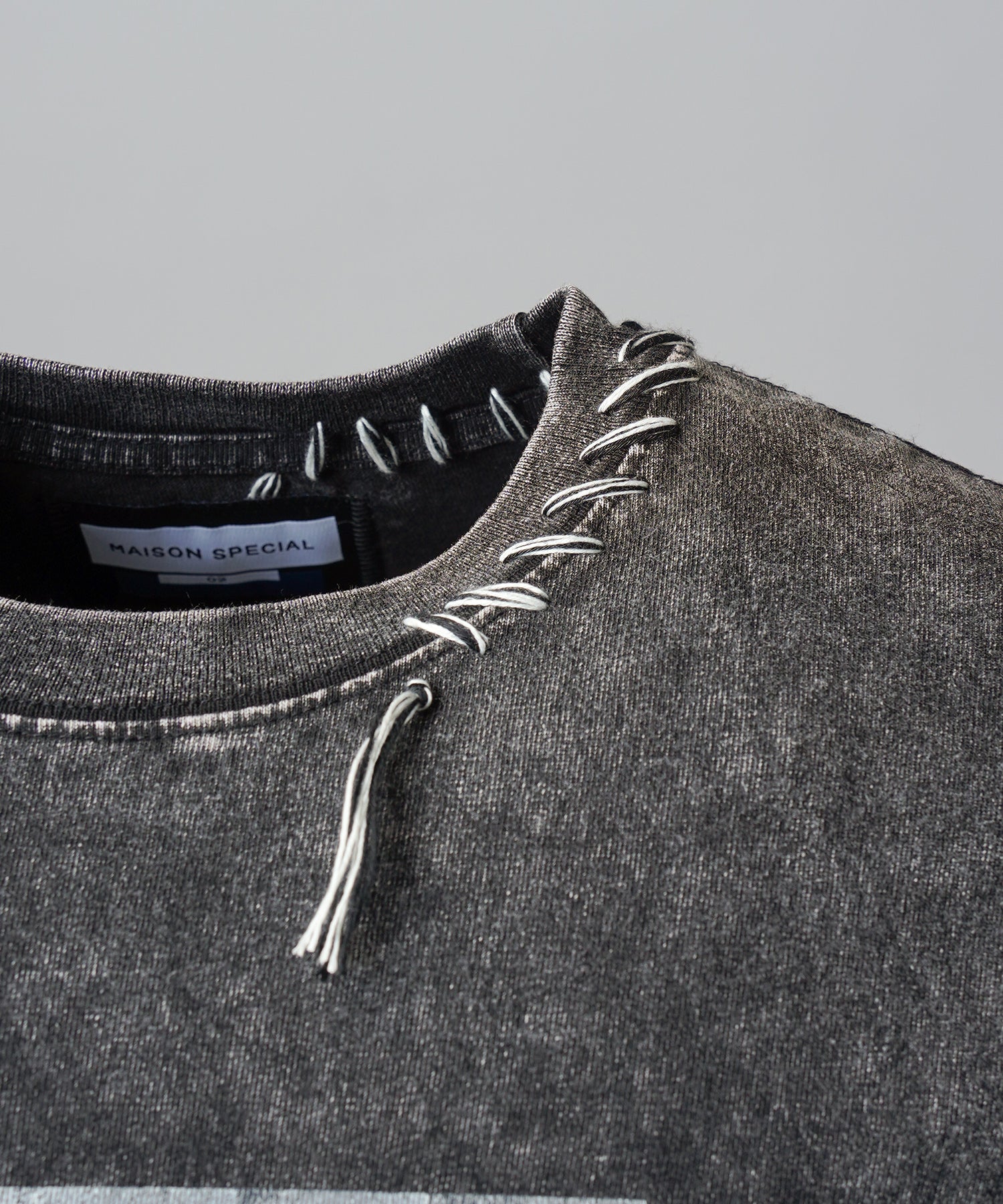 【26ss PRE-ORDER】Flower Patchwork Vintage Like Prime-Over Sweat Zip Hoodie