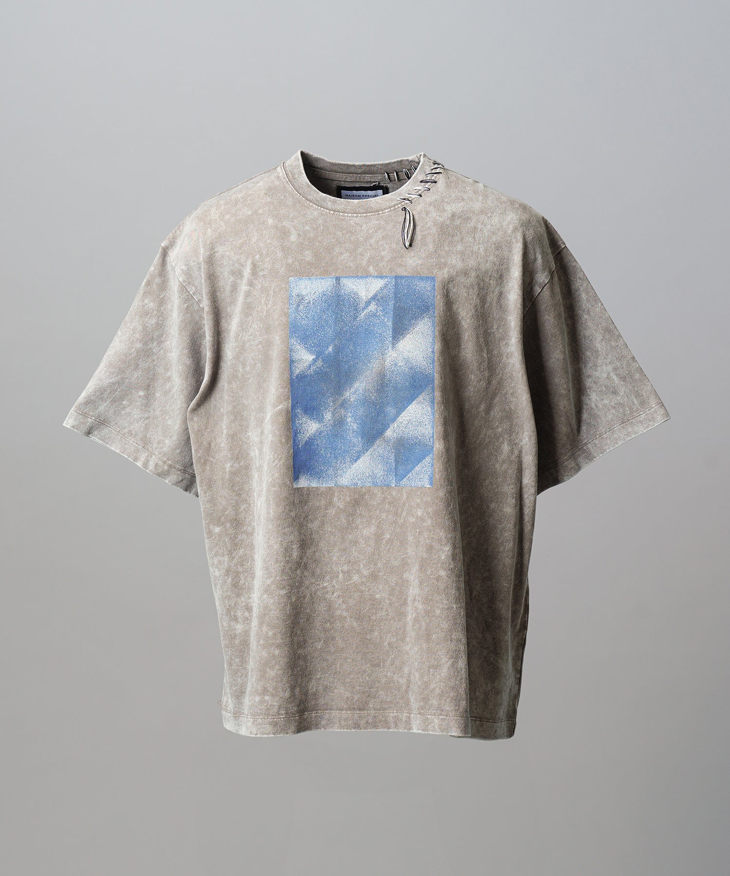 【26ss PRE-ORDER】Flower Patchwork Vintage Like Prime-Over Sweat Zip Hoodie