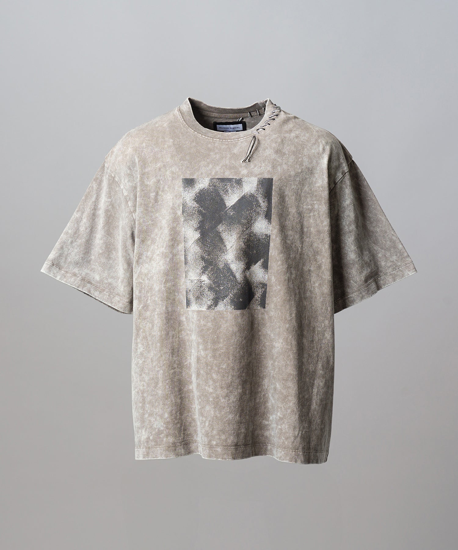 【26ss PRE-ORDER】Flower Patchwork Vintage Like Prime-Over Sweat Zip Hoodie