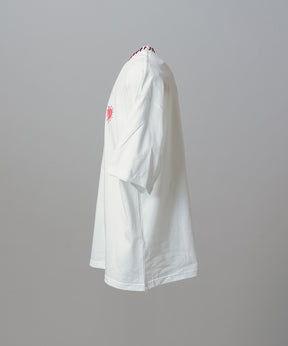 【26ss PRE-ORDER】Flower Patchwork Vintage Like Prime-Over Sweat Zip Hoodie