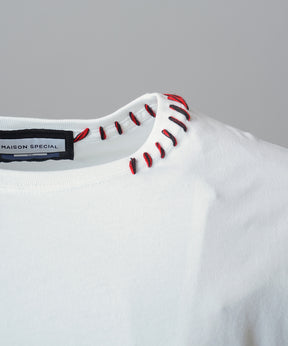 【26ss PRE-ORDER】Flower Patchwork Vintage Like Prime-Over Sweat Zip Hoodie