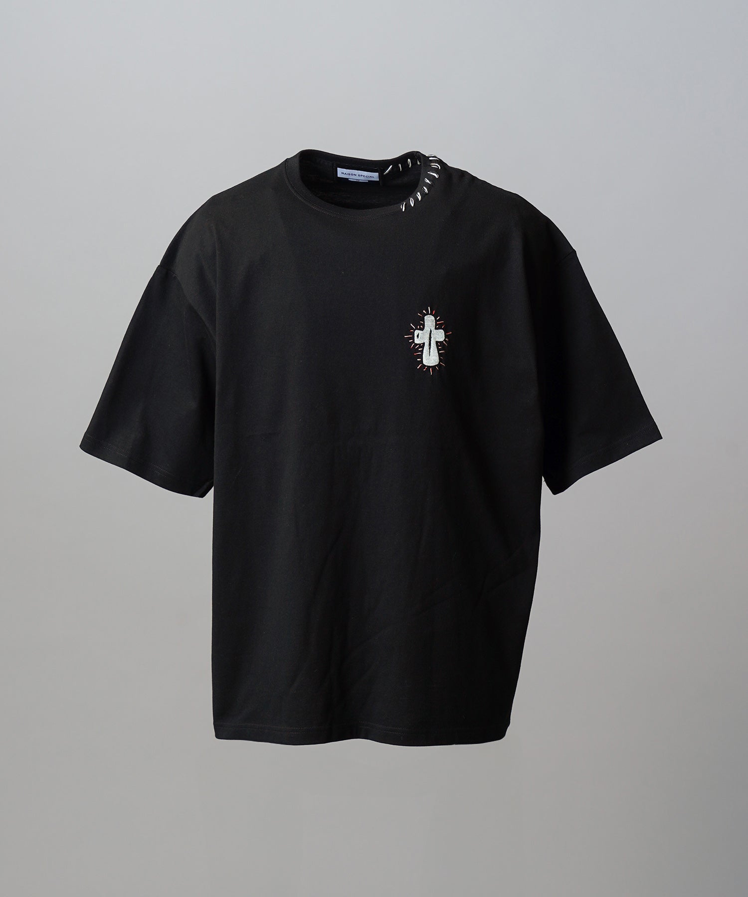 【26ss PRE-ORDER】Flower Patchwork Vintage Like Prime-Over Sweat Zip Hoodie