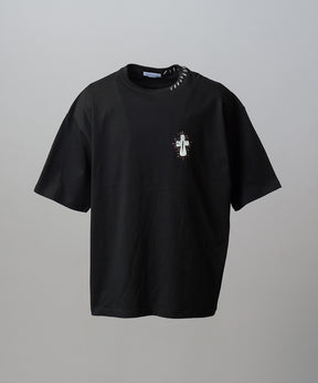 【26ss PRE-ORDER】Flower Patchwork Vintage Like Prime-Over Sweat Zip Hoodie