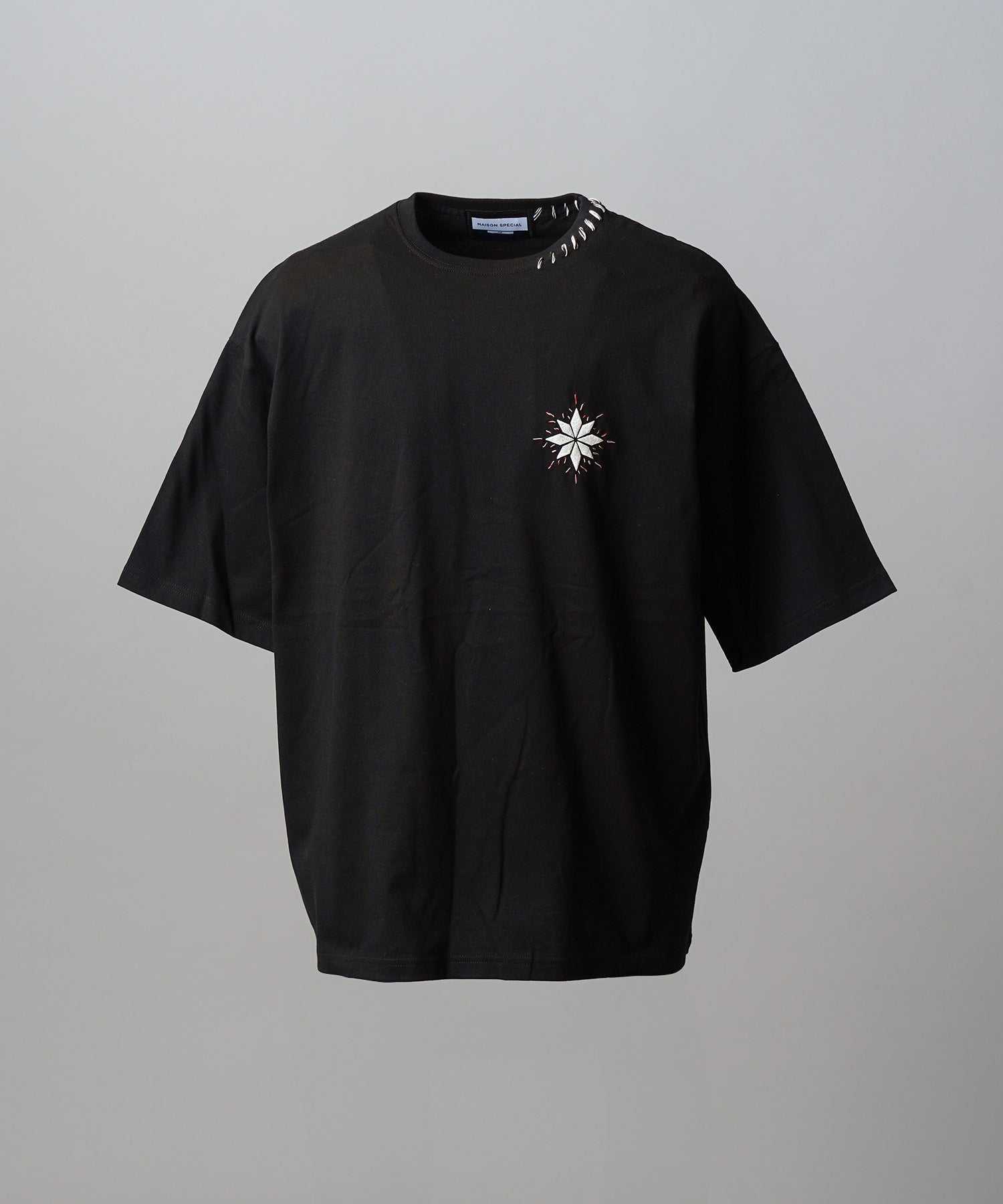 【26ss PRE-ORDER】Flower Patchwork Vintage Like Prime-Over Sweat Zip Hoodie