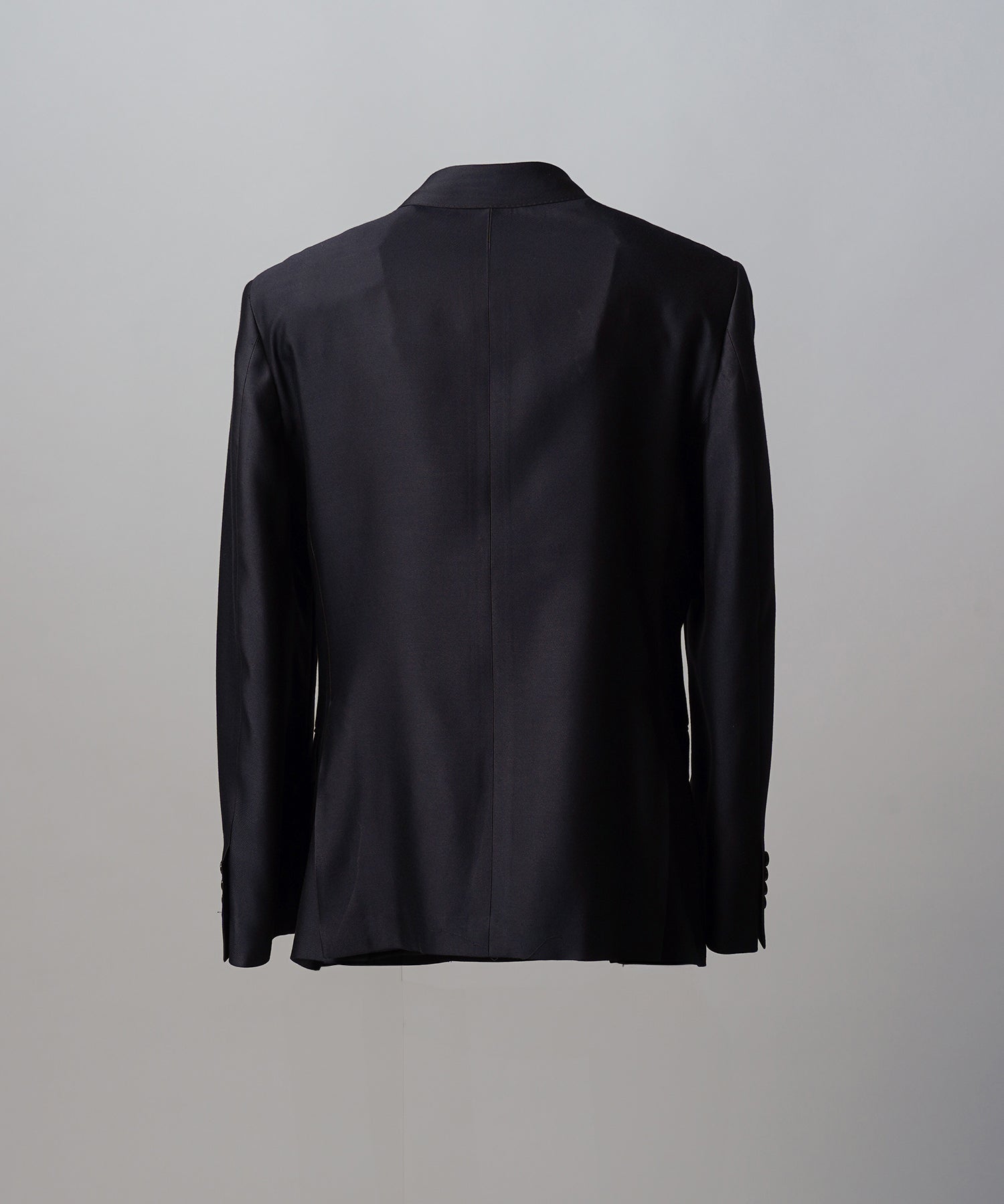 [26SS PRE-ORDER] Silk Wool Dress-Fit Peak Lapel 6B Double-breasted Jacket