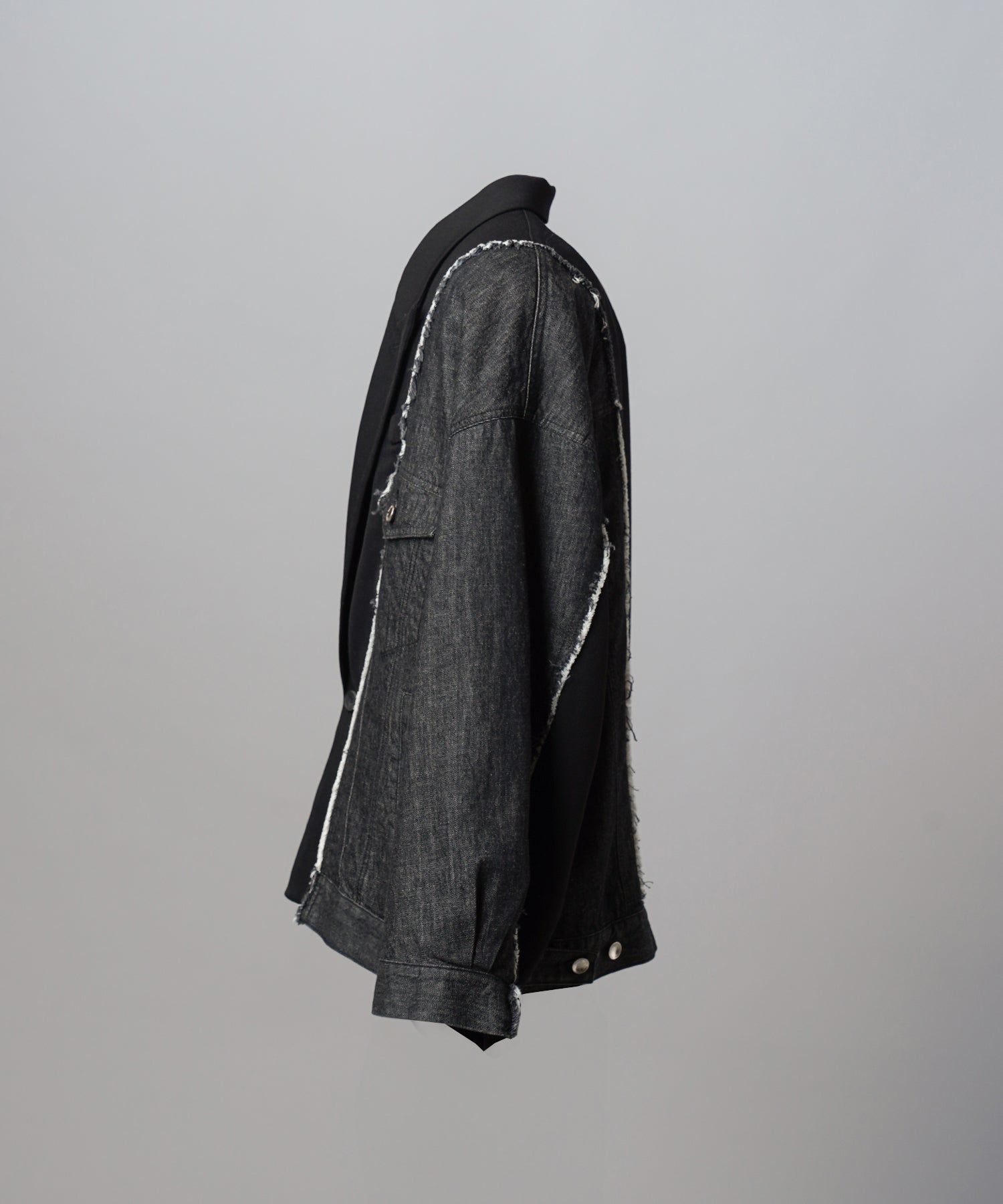 4种颜色Chambray可洗羊毛峰峰双胸夹克