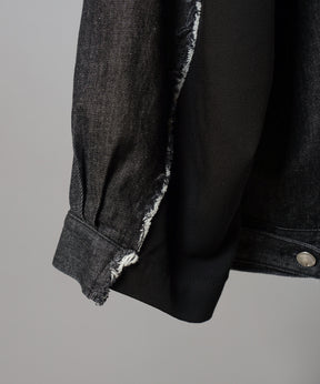 4种颜色Chambray可洗羊毛峰峰双胸夹克