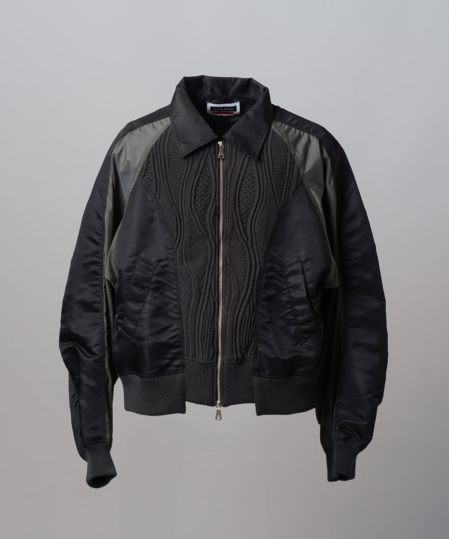 Cotton Bulky Acrylic Blend Prime-Over Gradation Dyeing Knit