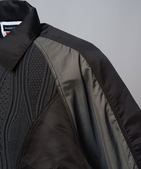 Cotton Bulky Acrylic Blend Prime-Over Gradation Dyeing Knit