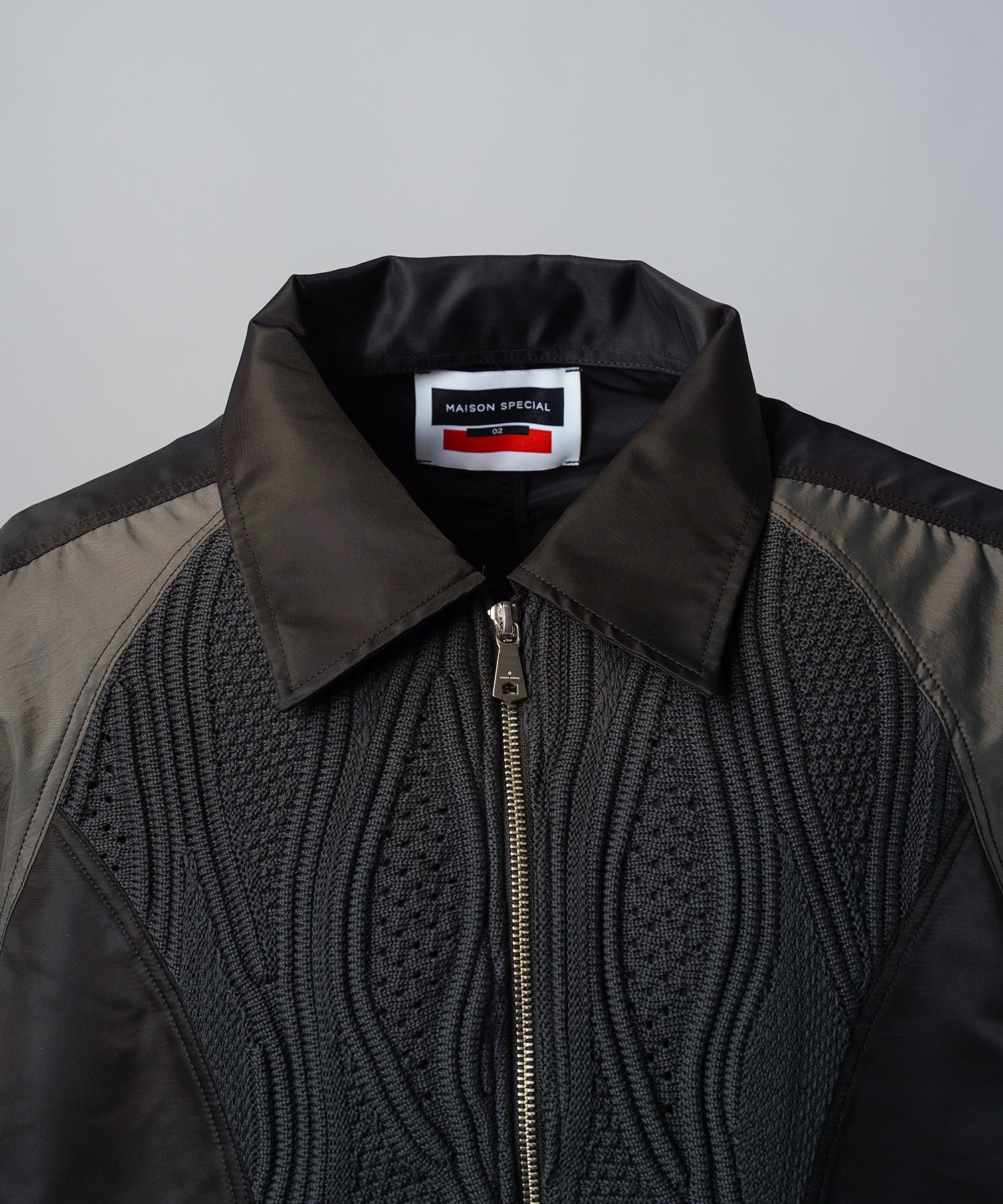 Cotton Bulky Acrylic Blend Prime-Over Gradation Dyeing Knit