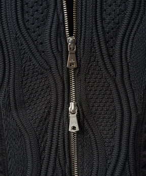 Cotton Bulky Acrylic Blend Prime-Over Gradation Dyeing Knit