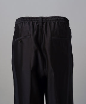 [26SS PRE-ORDER] Clear Trichotine Two-tuck Prime-Wide Slacks