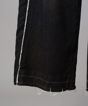 【26ss PRE-ORDER】Flower Patchwork Vintage Like Easy Sweat Pants