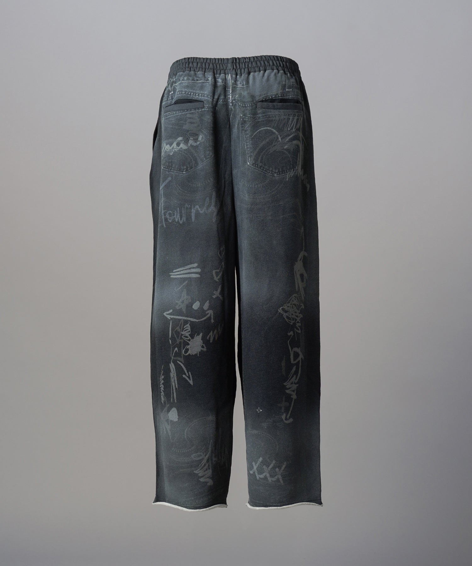 [26SS 预购] 花朵拼布复古休闲运动裤