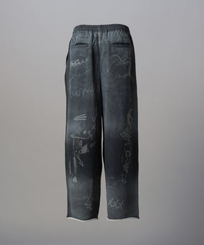 [26SS 预购] 花朵拼布复古休闲运动裤