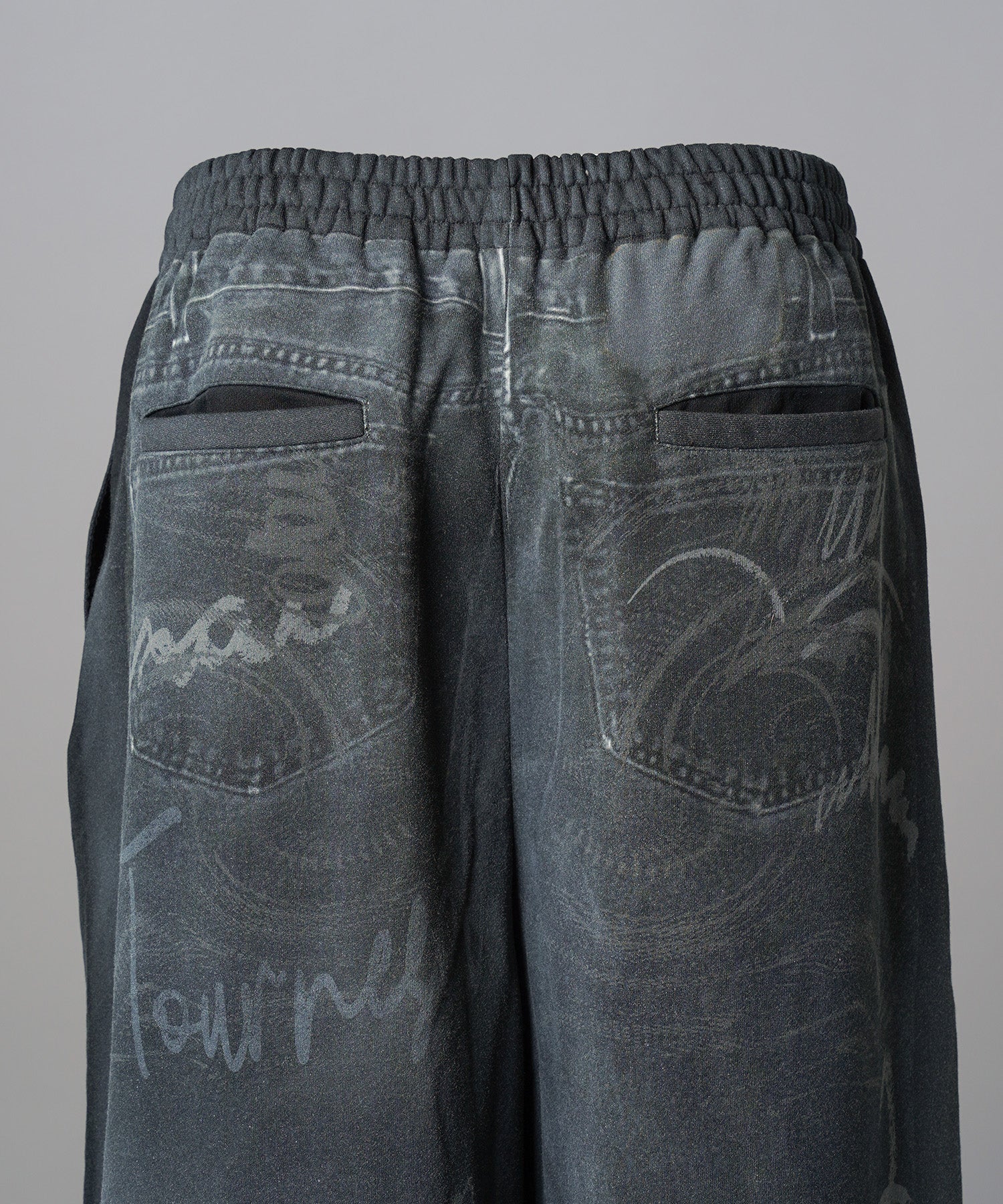 [26SS 预购] 花朵拼布复古休闲运动裤