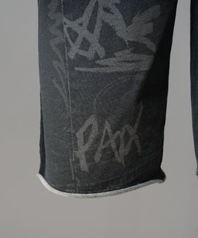 [26SS 预购] 花朵拼布复古休闲运动裤