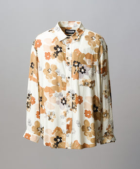 [意大利滞销面料] Prime-Over 常规领重磅法兰绒衬衫外套