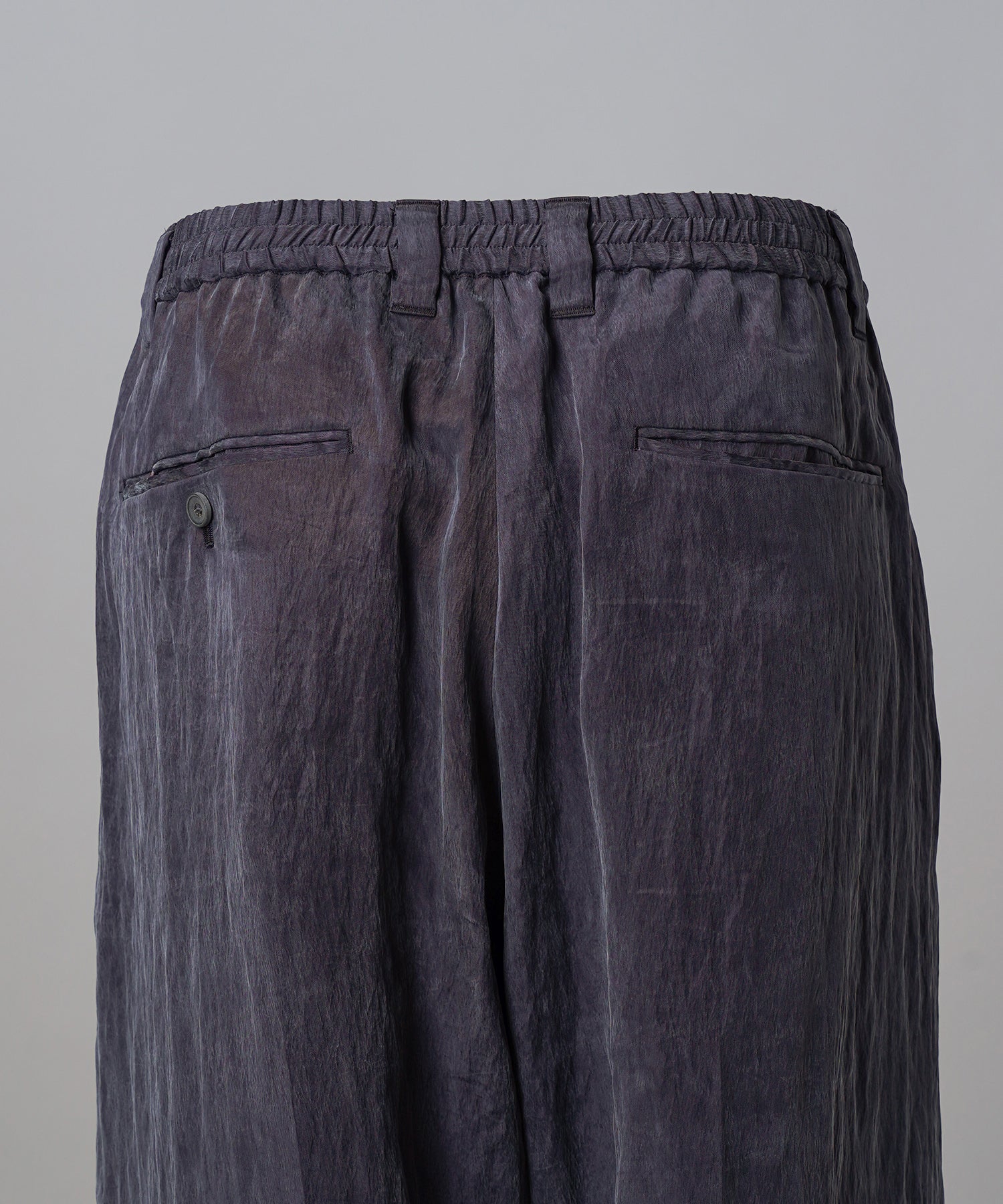 4 Colors Chambray Washable Wool Peaked Lapel Double Breasted Jacket